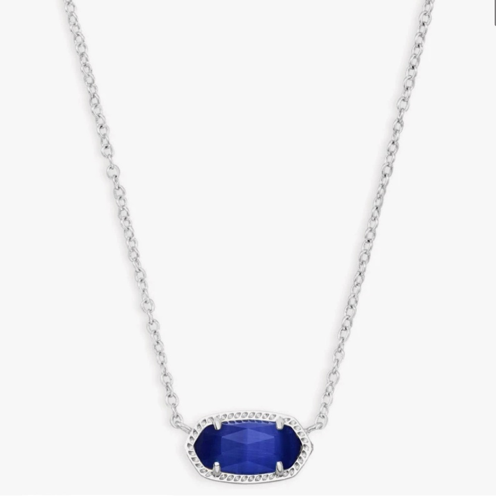 Kendra Scott Elisa Necklace Blue